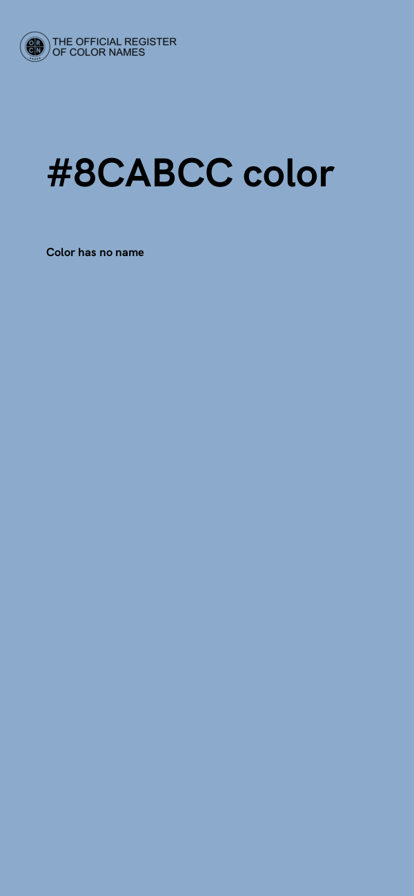 #8CABCC color image