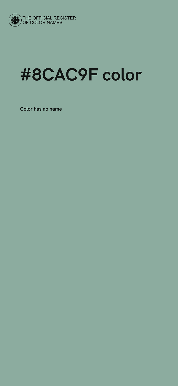 #8CAC9F color image