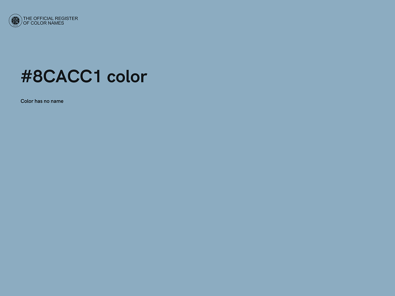 #8CACC1 color image