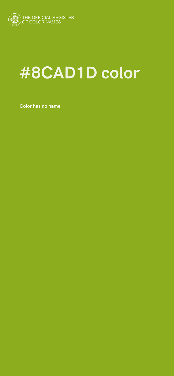 #8CAD1D color image