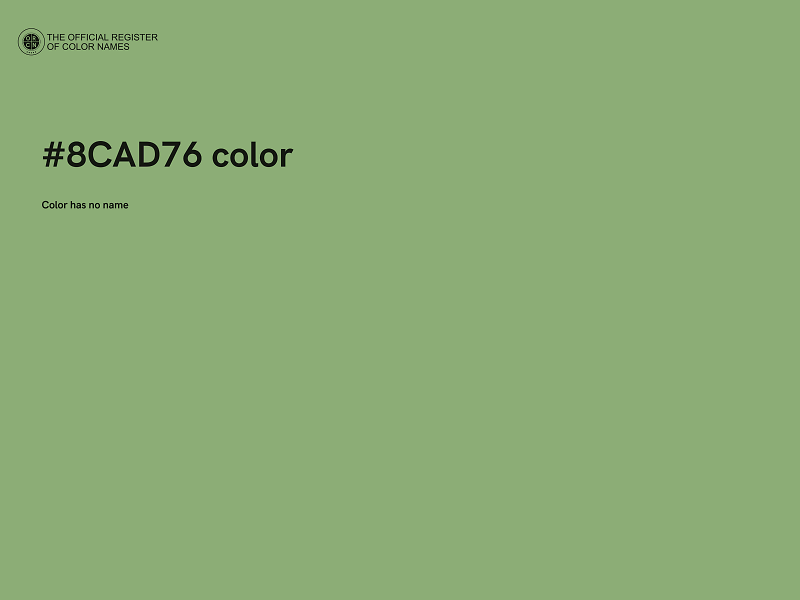 #8CAD76 color image