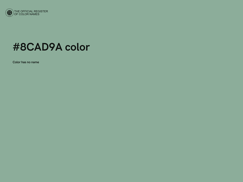 #8CAD9A color image