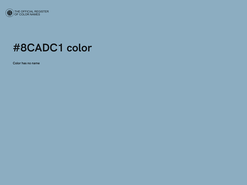 #8CADC1 color image