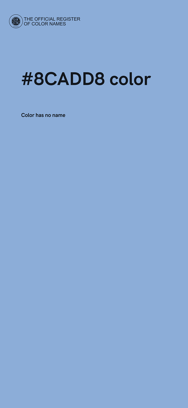 #8CADD8 color image
