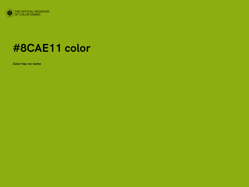 #8CAE11 color image