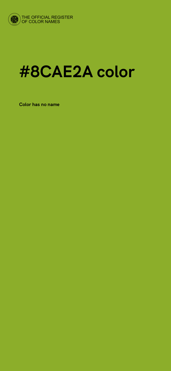#8CAE2A color image