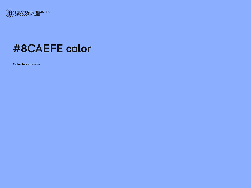 #8CAEFE color image