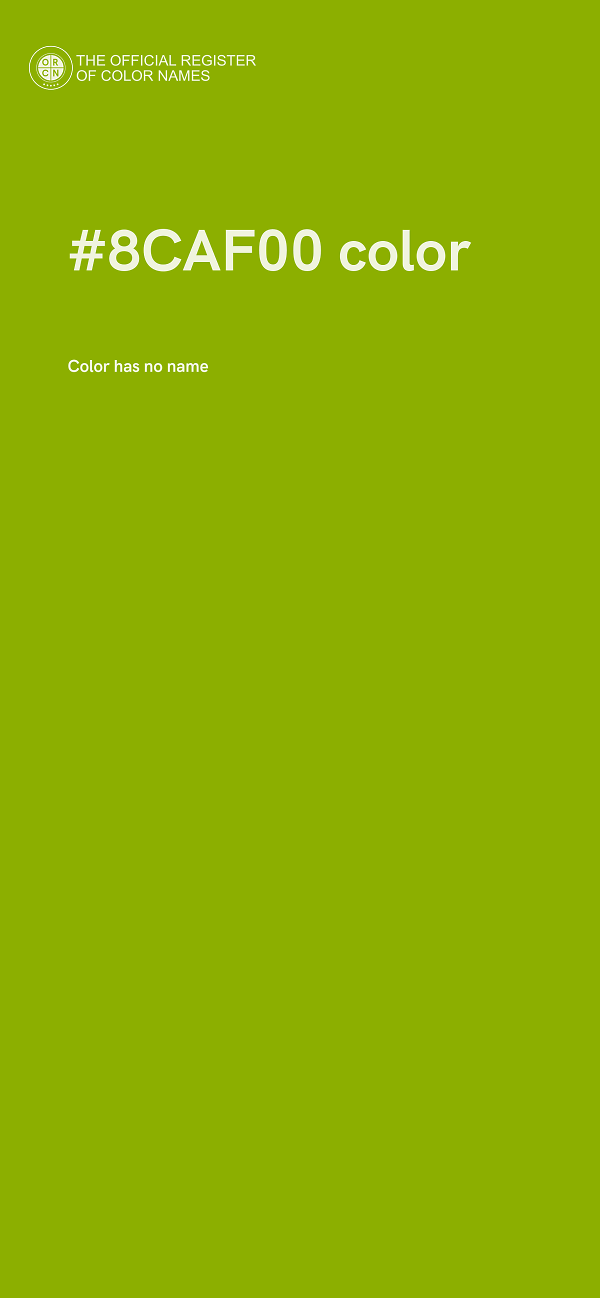 #8CAF00 color image