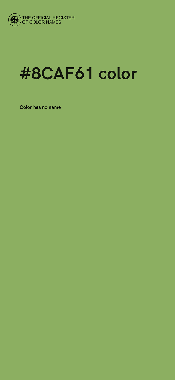 #8CAF61 color image