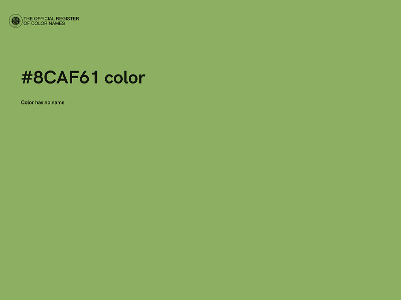 #8CAF61 color image