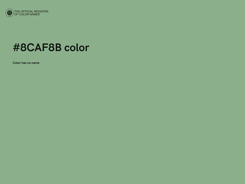 #8CAF8B color image