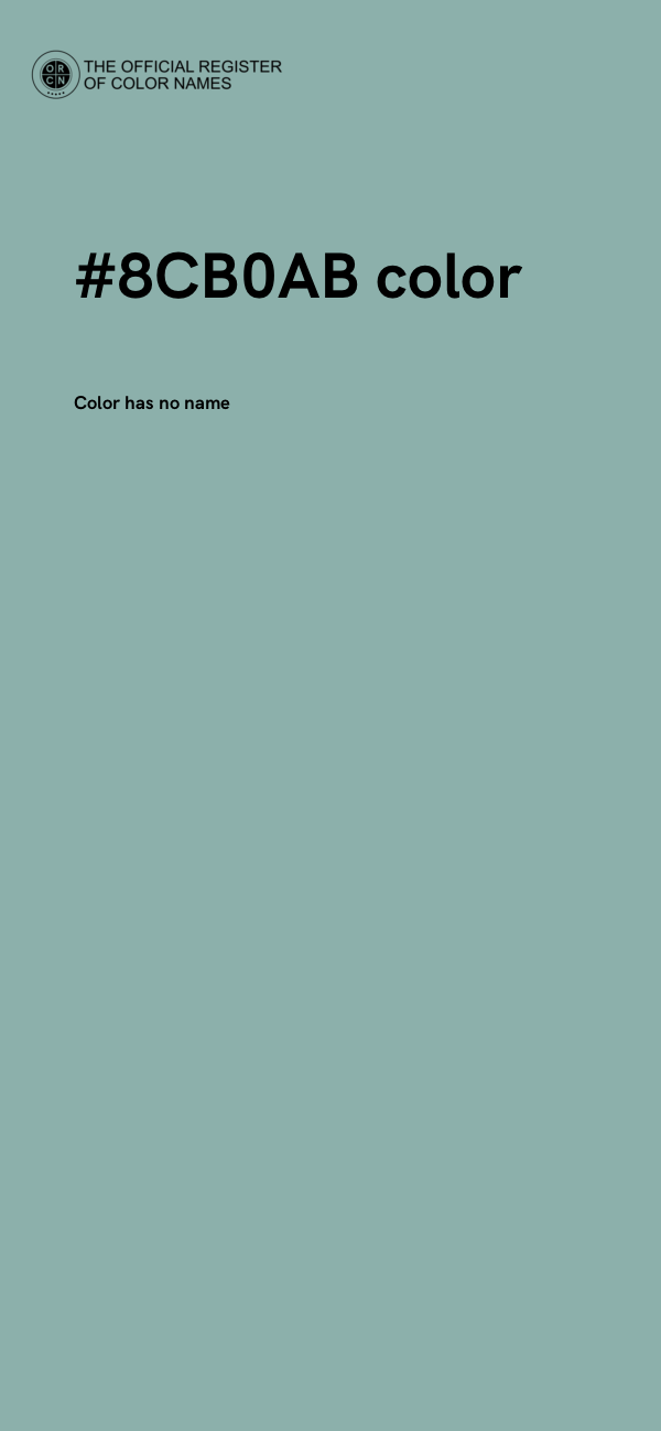 #8CB0AB color image