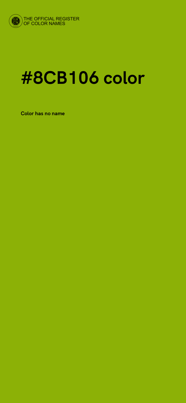 #8CB106 color image