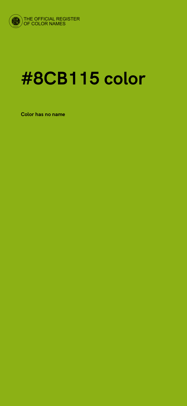 #8CB115 color image