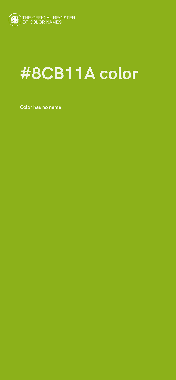 #8CB11A color image