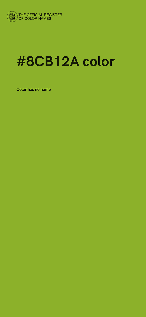 #8CB12A color image