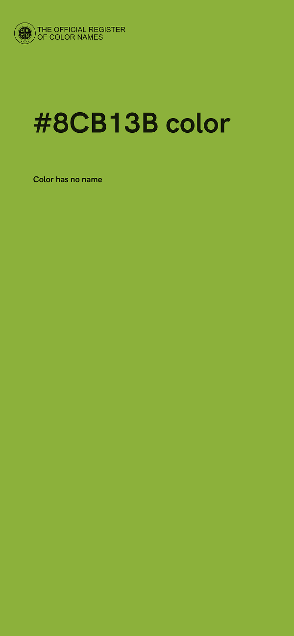 #8CB13B color image