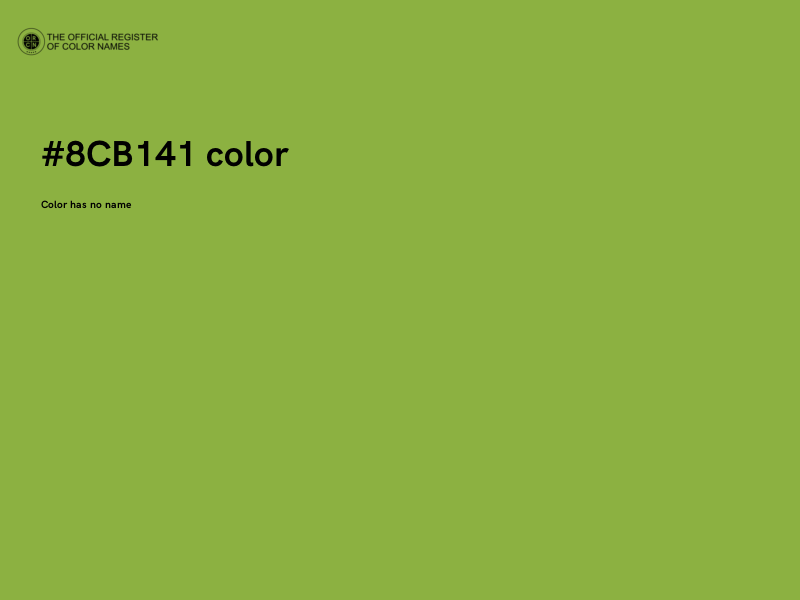 #8CB141 color image
