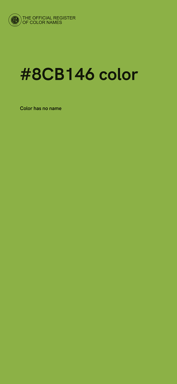 #8CB146 color image