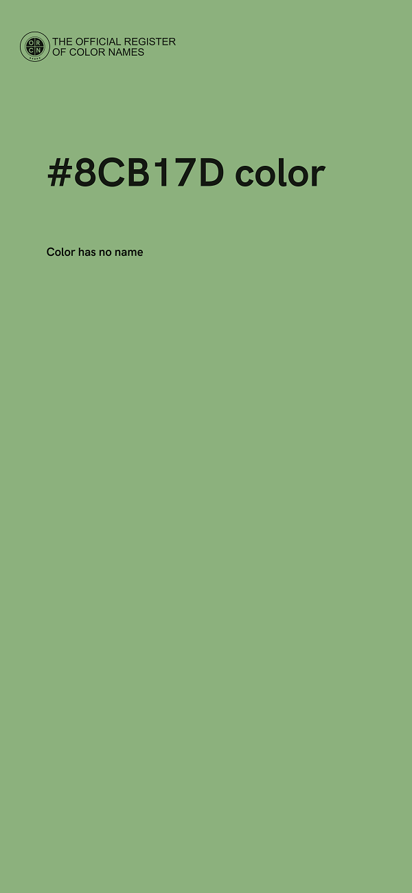 #8CB17D color image