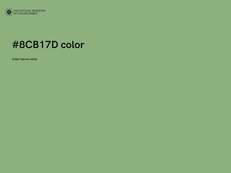 #8CB17D color image
