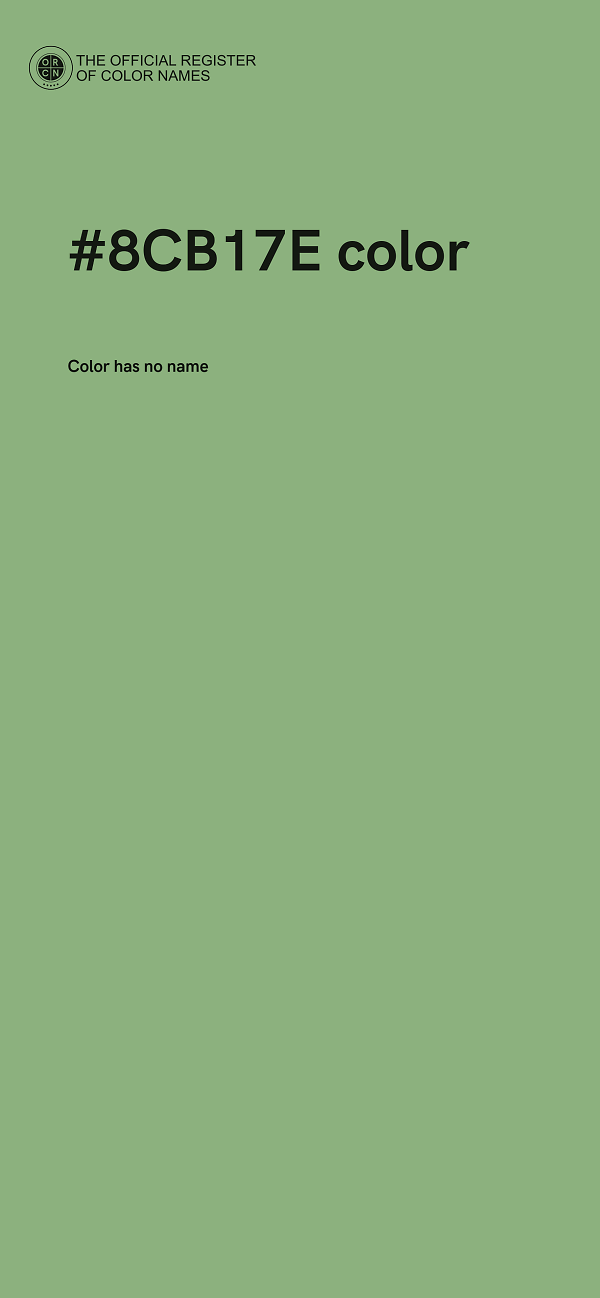 #8CB17E color image