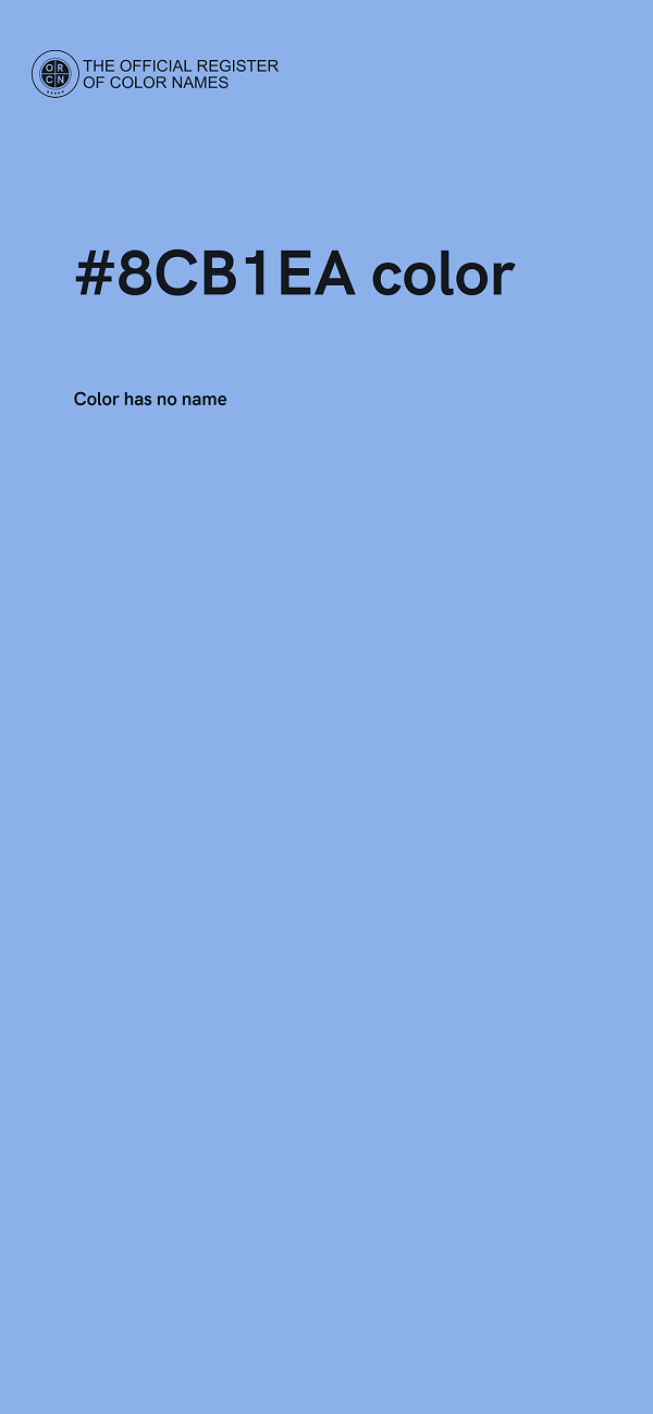 #8CB1EA color image