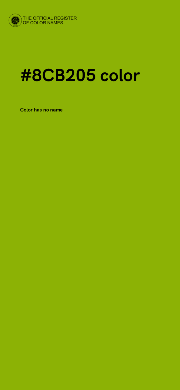 #8CB205 color image
