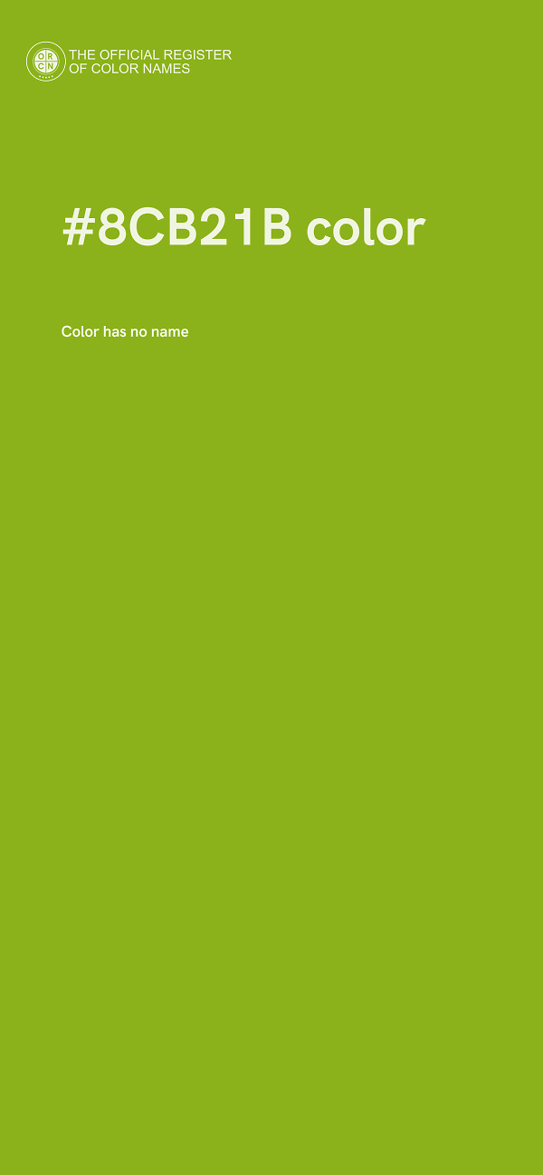 #8CB21B color image