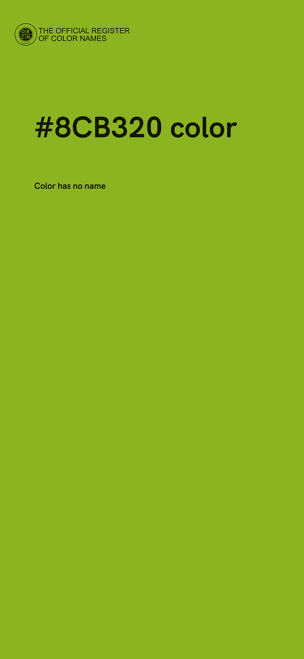 #8CB320 color image