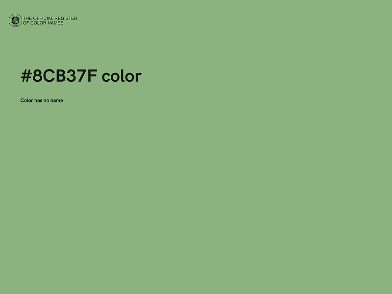 #8CB37F color image