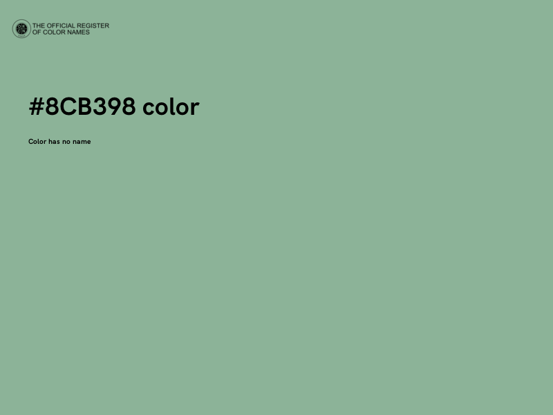 #8CB398 color image