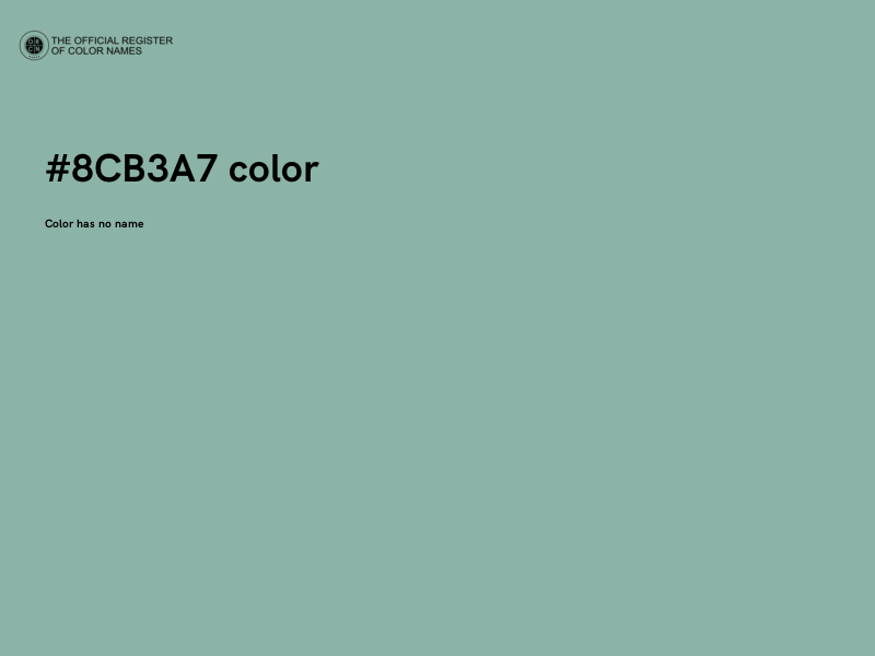 #8CB3A7 color image