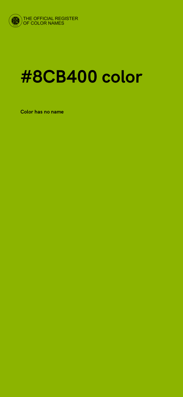 #8CB400 color image