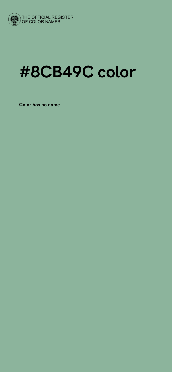 #8CB49C color image