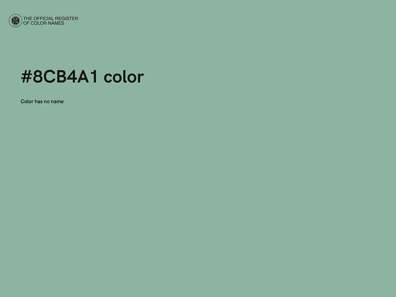 #8CB4A1 color image