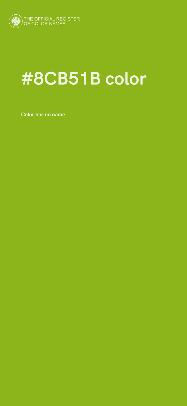 #8CB51B color image