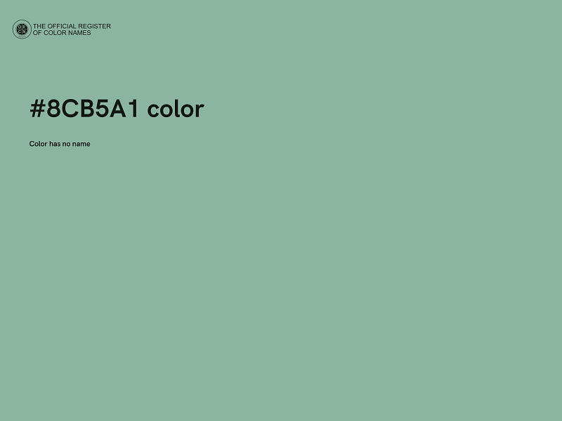 #8CB5A1 color image