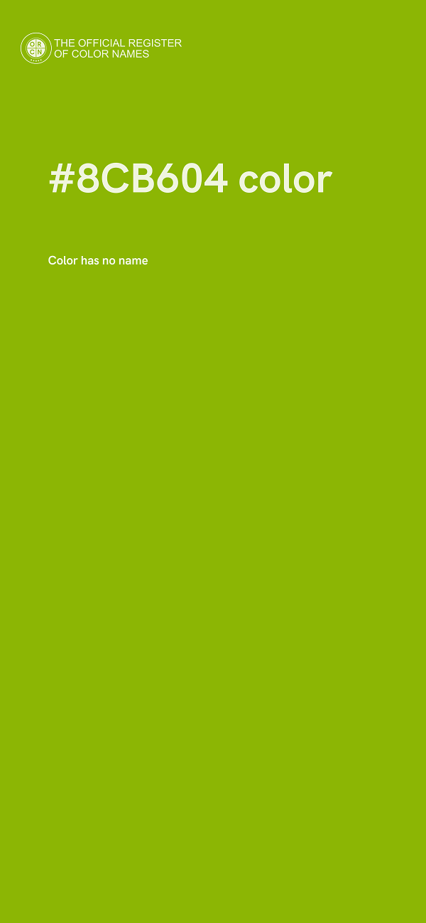 #8CB604 color image
