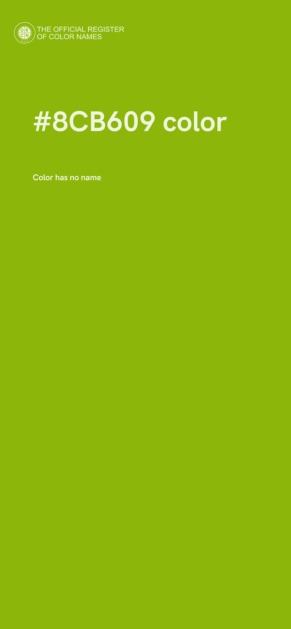 #8CB609 color image