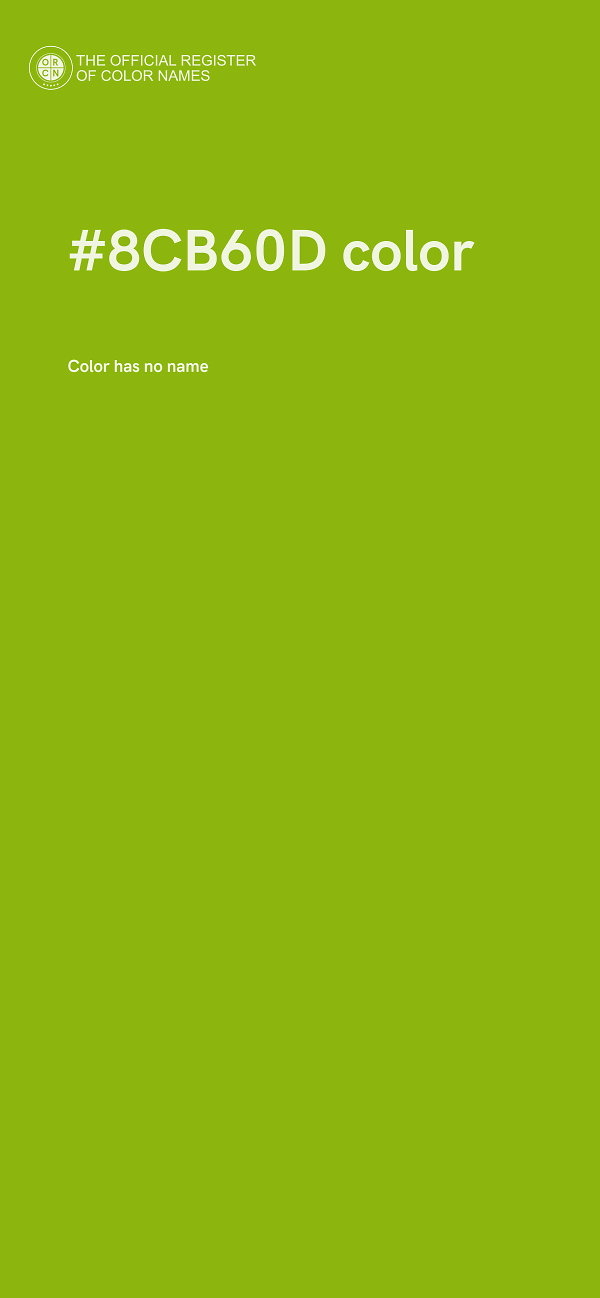 #8CB60D color image