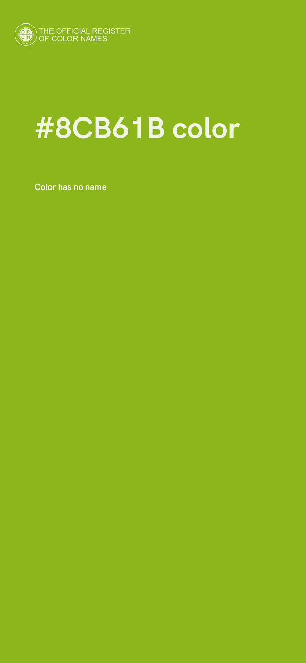 #8CB61B color image
