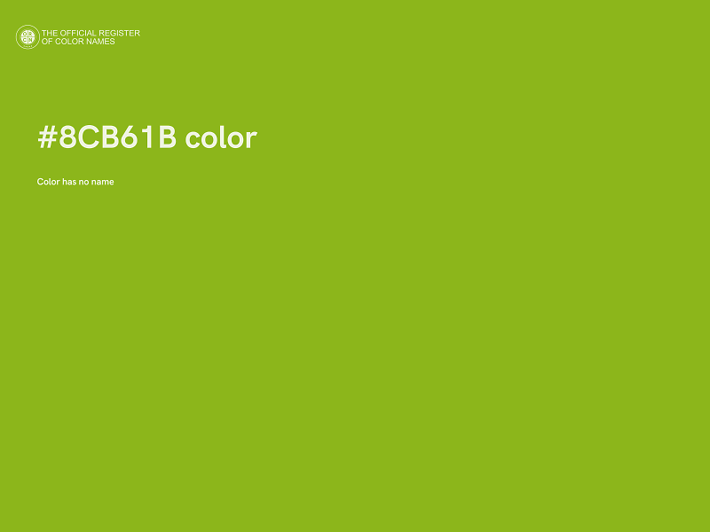 #8CB61B color image