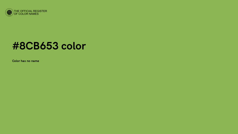 #8CB653 color image
