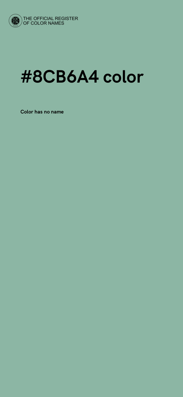 #8CB6A4 color image