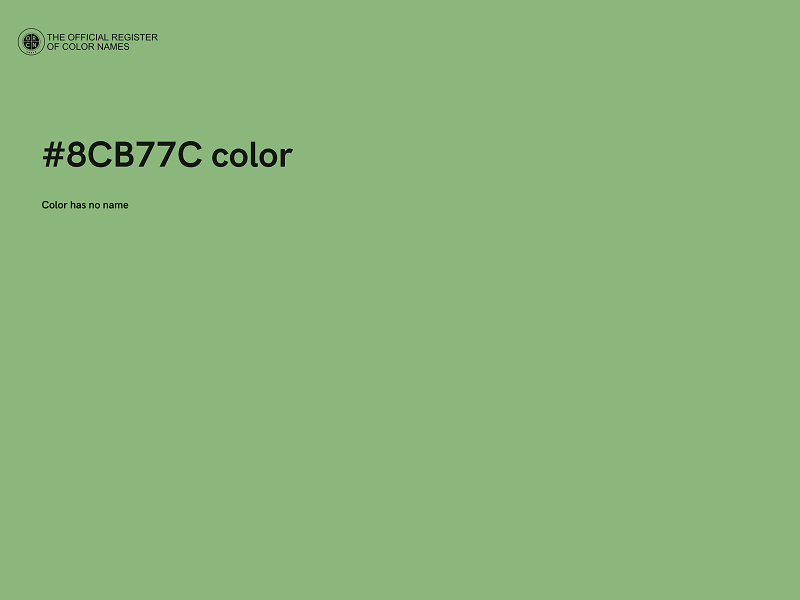 #8CB77C color image