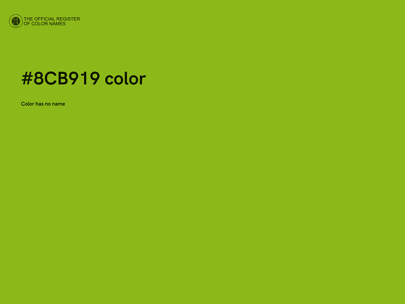 #8CB919 color image
