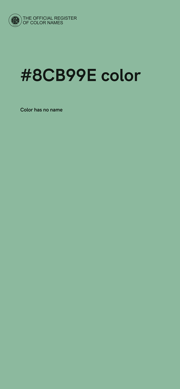 #8CB99E color image