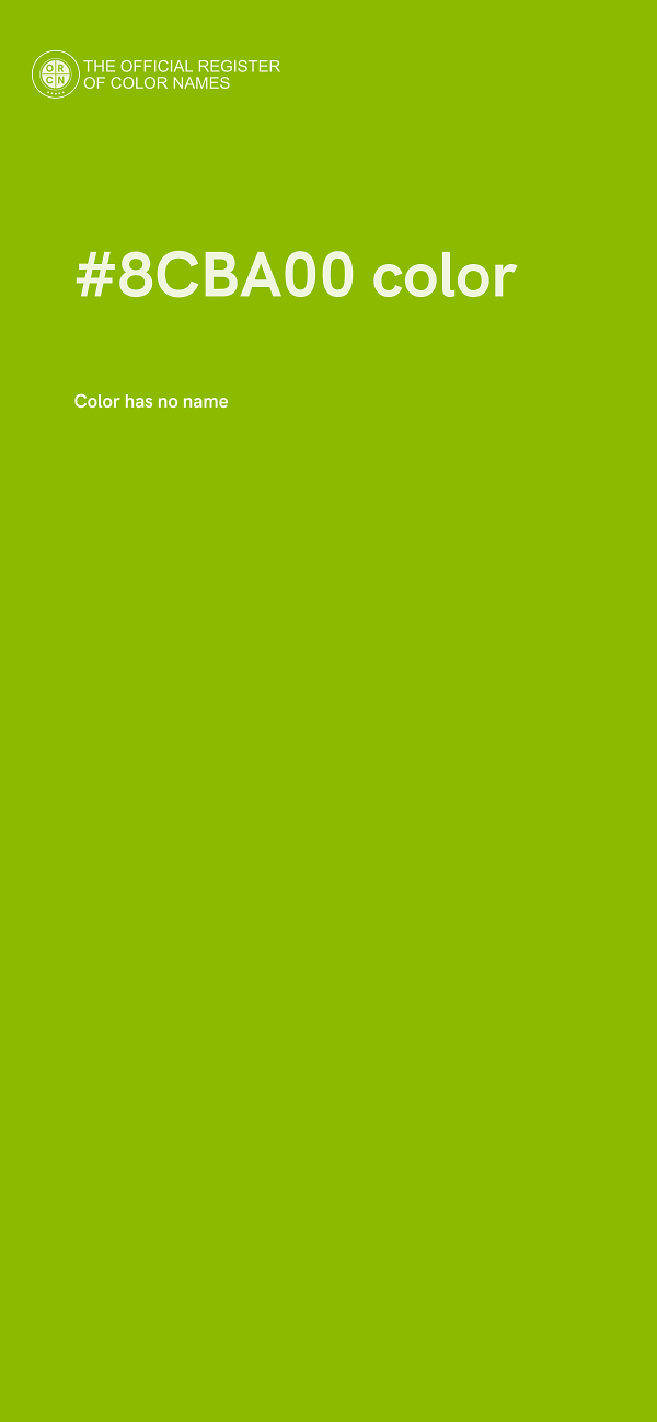 #8CBA00 color image