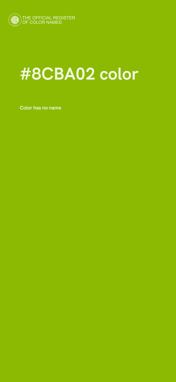 #8CBA02 color image